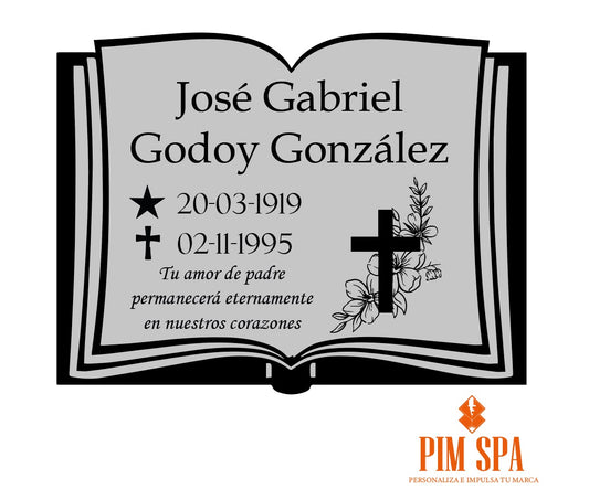 🕊️ Placa Recordatoria N°2