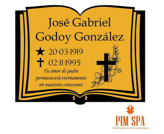 🕊️ Placa Recordatoria N°2